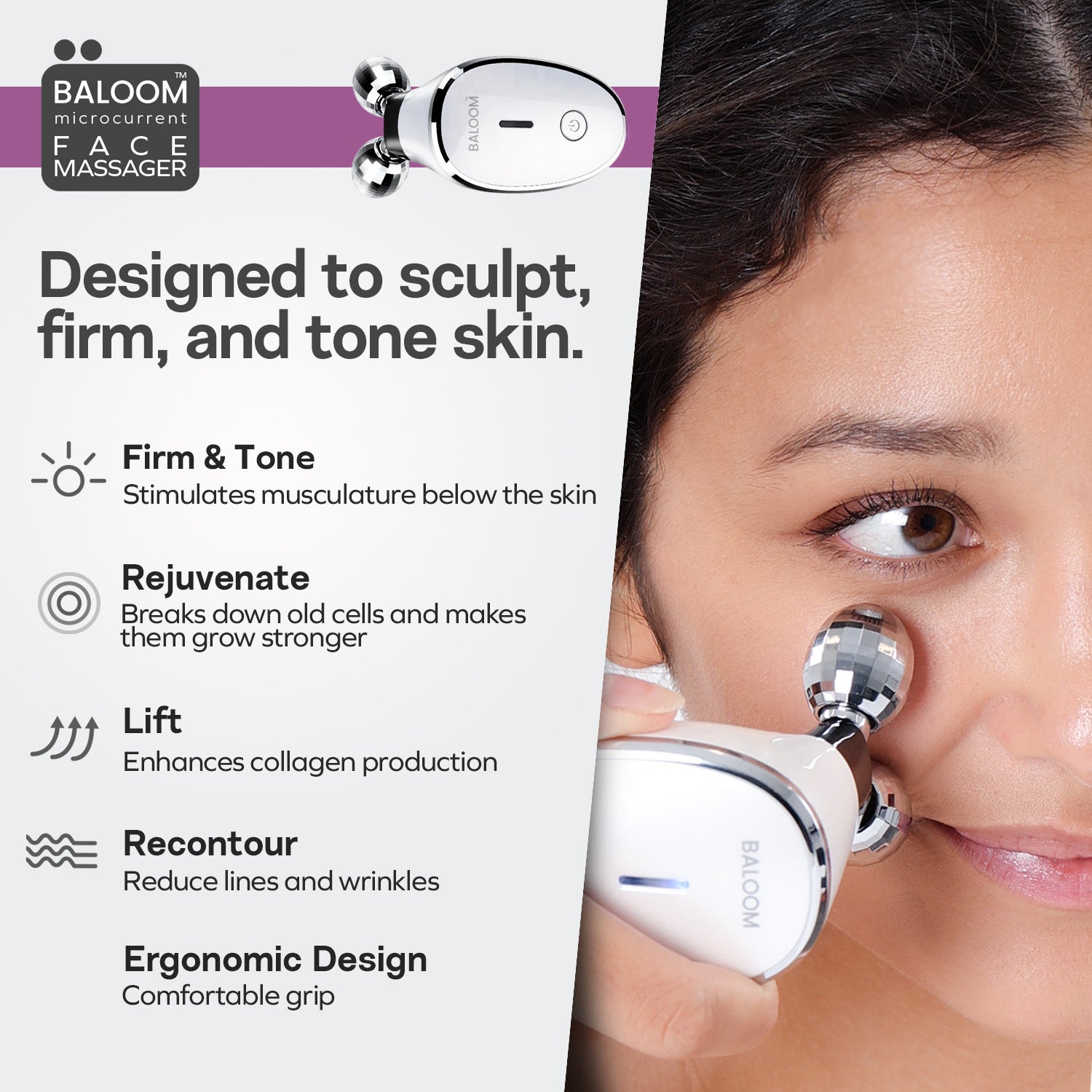 microcurrent face massager